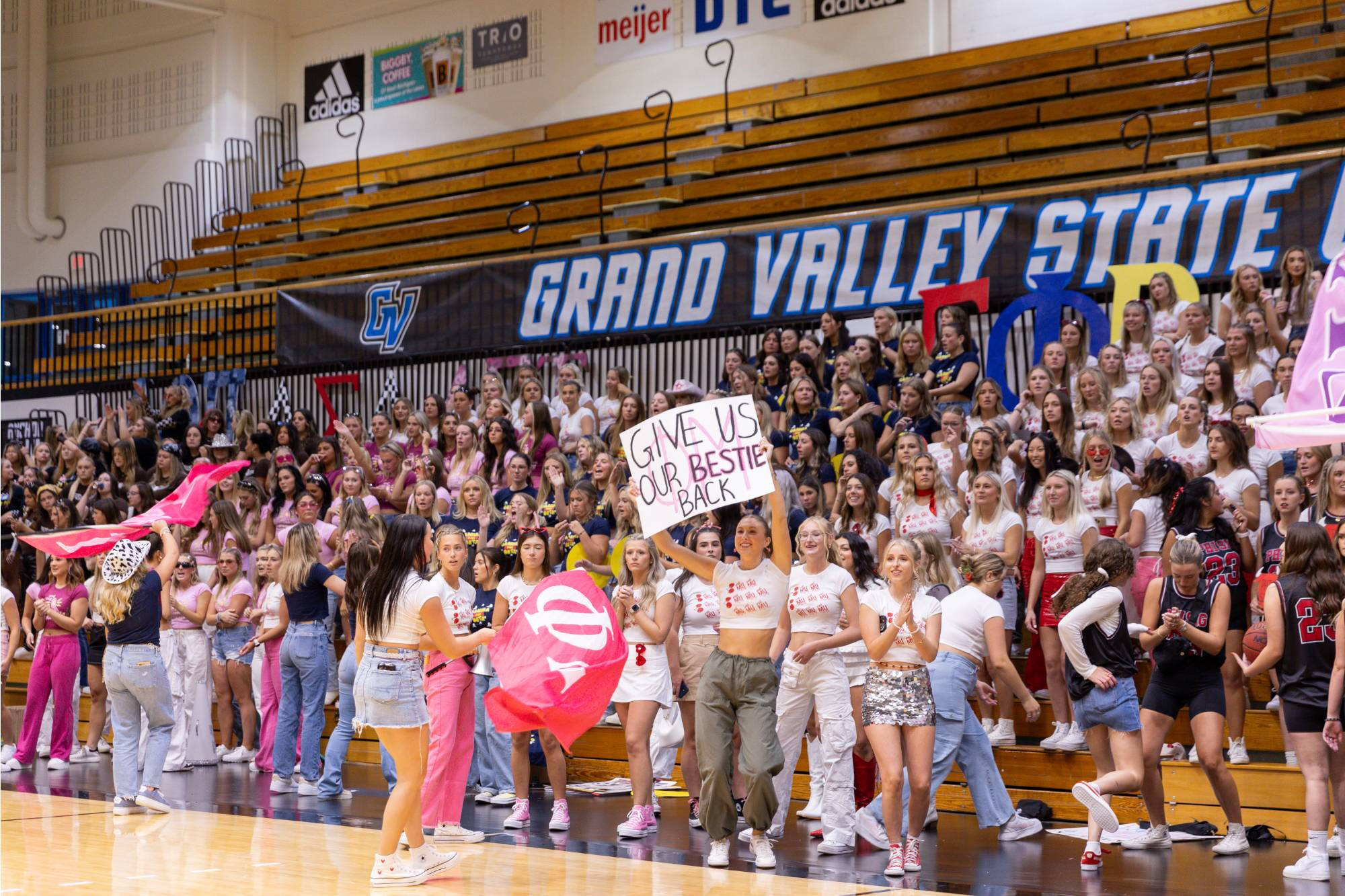 Students at Bid Day
